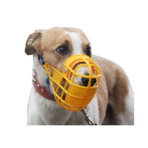 2PCS Anti Barking Dog Muzzle Breathable Basket Muzzle For Small Large Dogs Stop Biting Chewing Adjustable Pet Mouth Muzzle