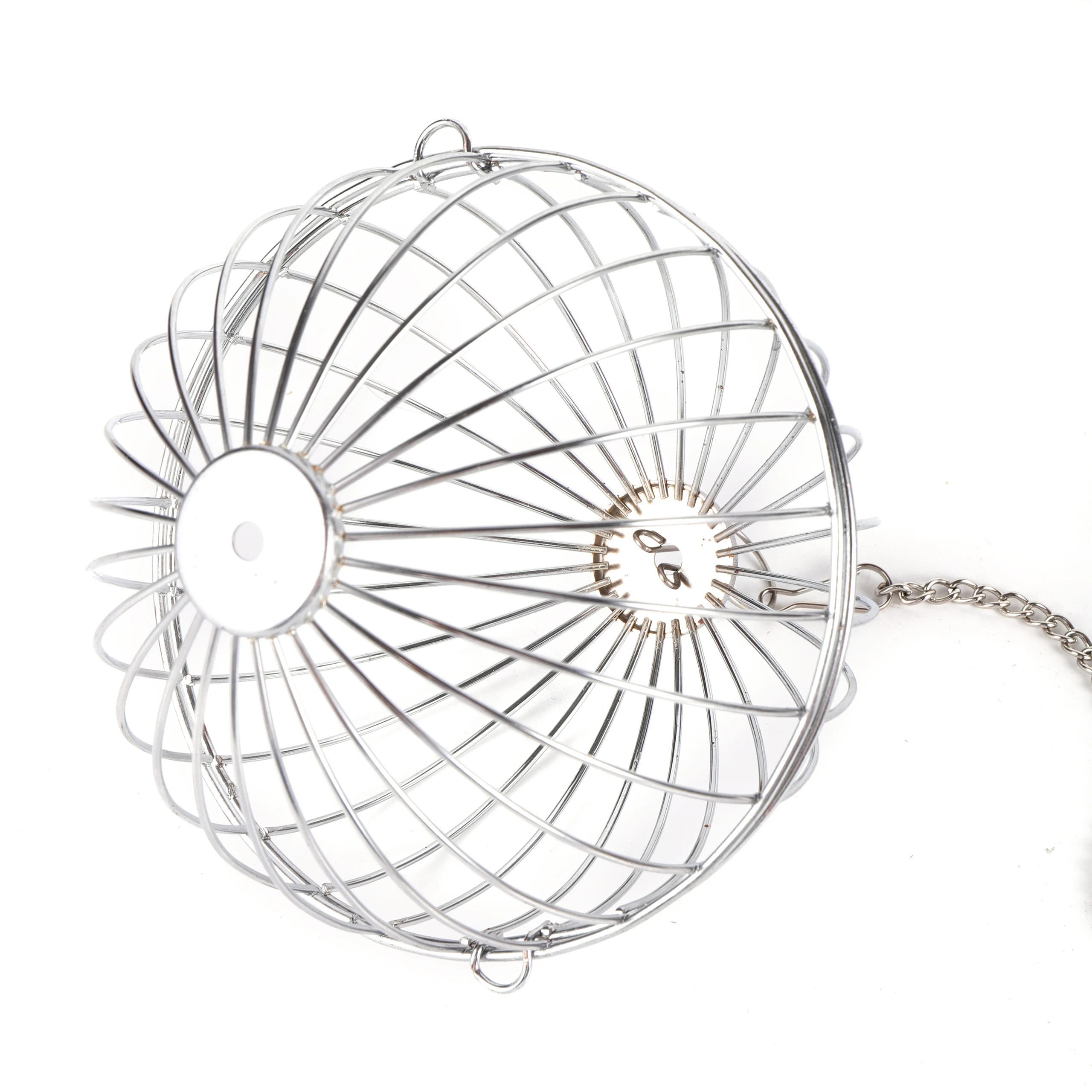 Stainless Steel/Plastic Round Sphere Feed Dispense Exercise Hanging Hay Ball Guinea Pig Hamster Rabbit Pet Toy Pet-Keeping 1Pc - Image 5