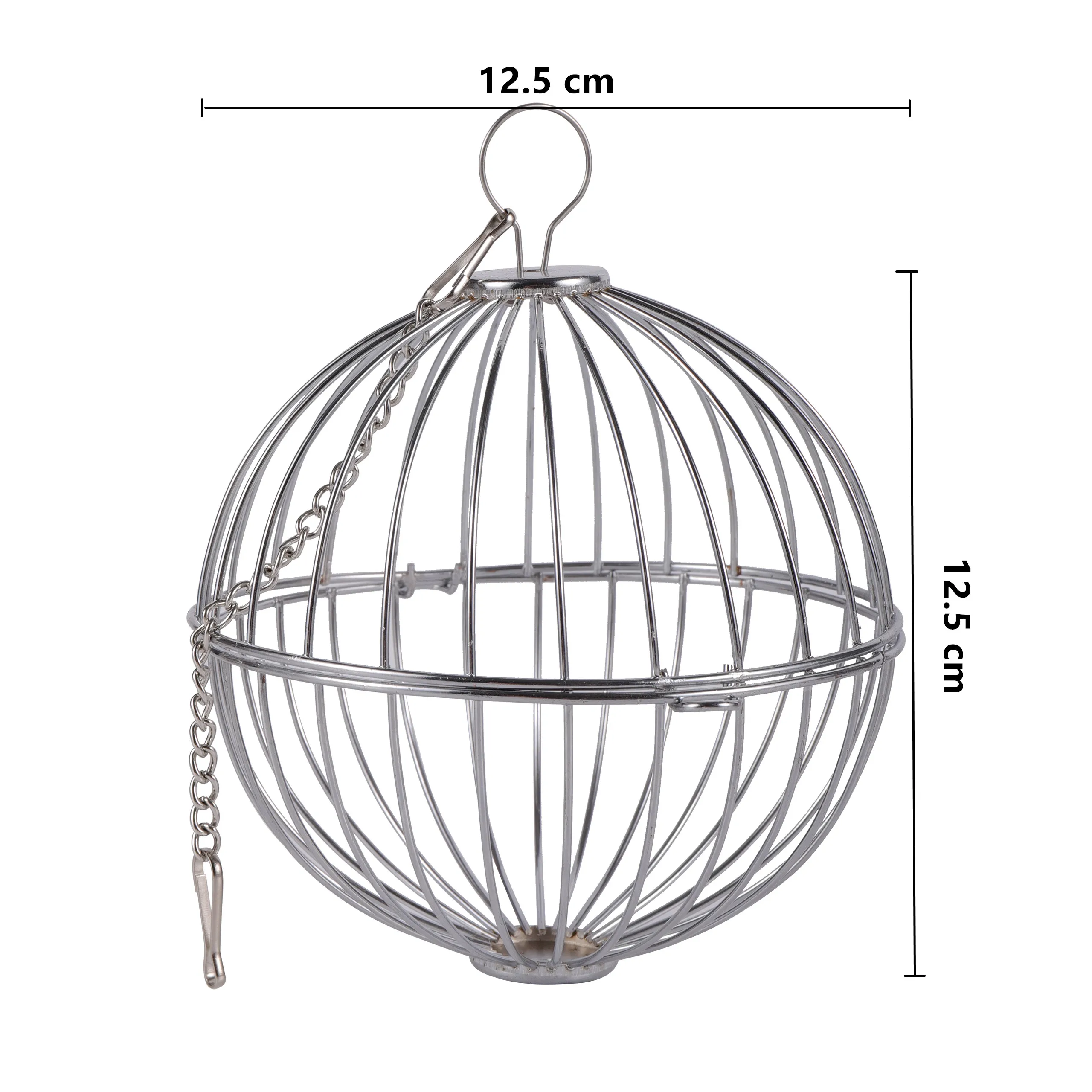 Stainless Steel/Plastic Round Sphere Feed Dispense Exercise Hanging Hay Ball Guinea Pig Hamster Rabbit Pet Toy Pet-Keeping 1Pc - Image 8