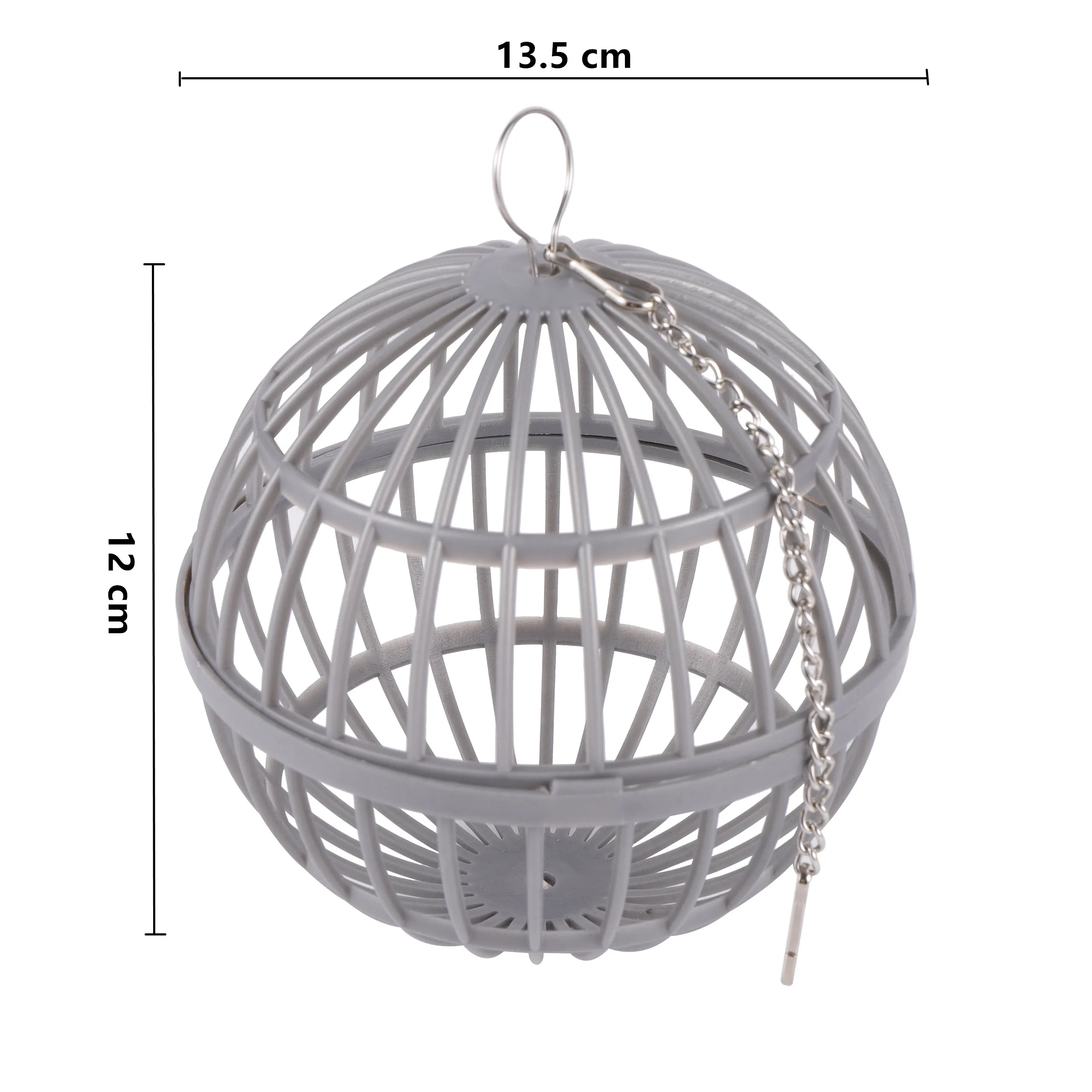 Stainless Steel/Plastic Round Sphere Feed Dispense Exercise Hanging Hay Ball Guinea Pig Hamster Rabbit Pet Toy Pet-Keeping 1Pc - Image 7