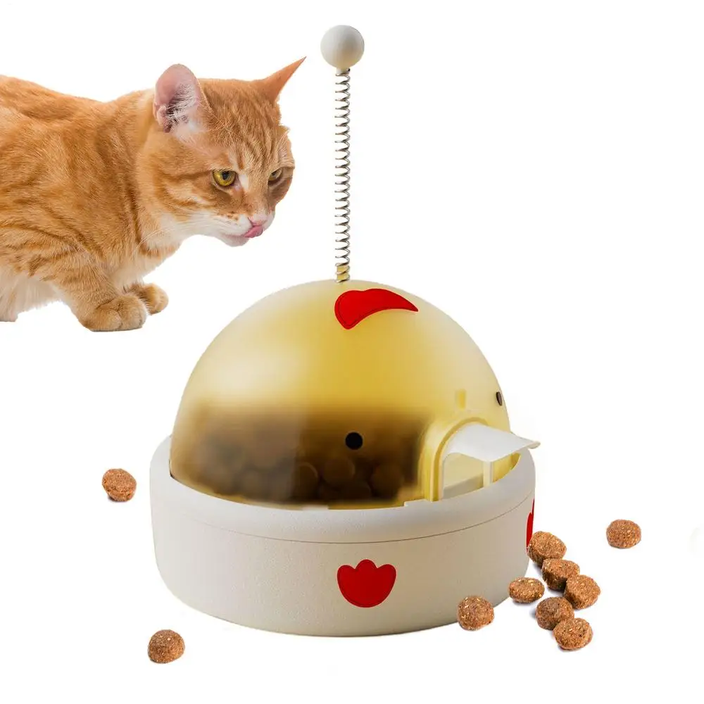 Cat Treat Puzzle Electric Cute Smart Dispenser Cat Enrichment Toys For Home Indoor Outdoor Travel Training Exercise Feeding - Image 8