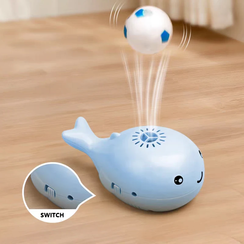 Electric Whale Floating Ball Toys Mini Fan Balancing Blowing Games Ideal Toys for Dogs and Cats Interactive Cat Toys - Image 4
