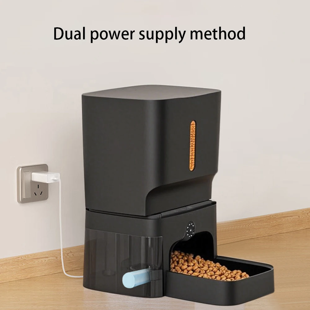 Smart Automatic Cat Feeder 7L with 1080P Camera Night Vision WiFi 2.4G/5G APP Control Voice Call Pet Food Dispenser for Cats Dog - Image 5