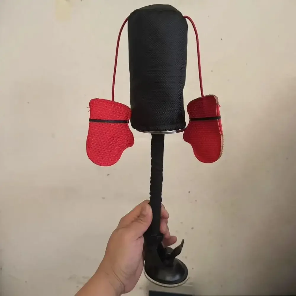 New Cartoon Cat Punching Bag Toy Indoor Kitten Adult Cats Boxing Gloves Suction Cup Color Randomly Shipped Pet Supplies - Image 6