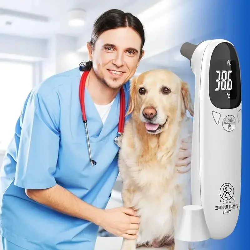 Pet Dog Cat Ear Digital Thermometer For Cats Animal Measuring, Non-Contact Electronic Animal Thermometers For Home Clinic Use - Image 4