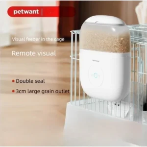 Cage Mounted Intelligent Timing Rabbit Feeder 200W Ultra-clear Camera APP Remote Monitoring Camera Pets Feeder Pet Products