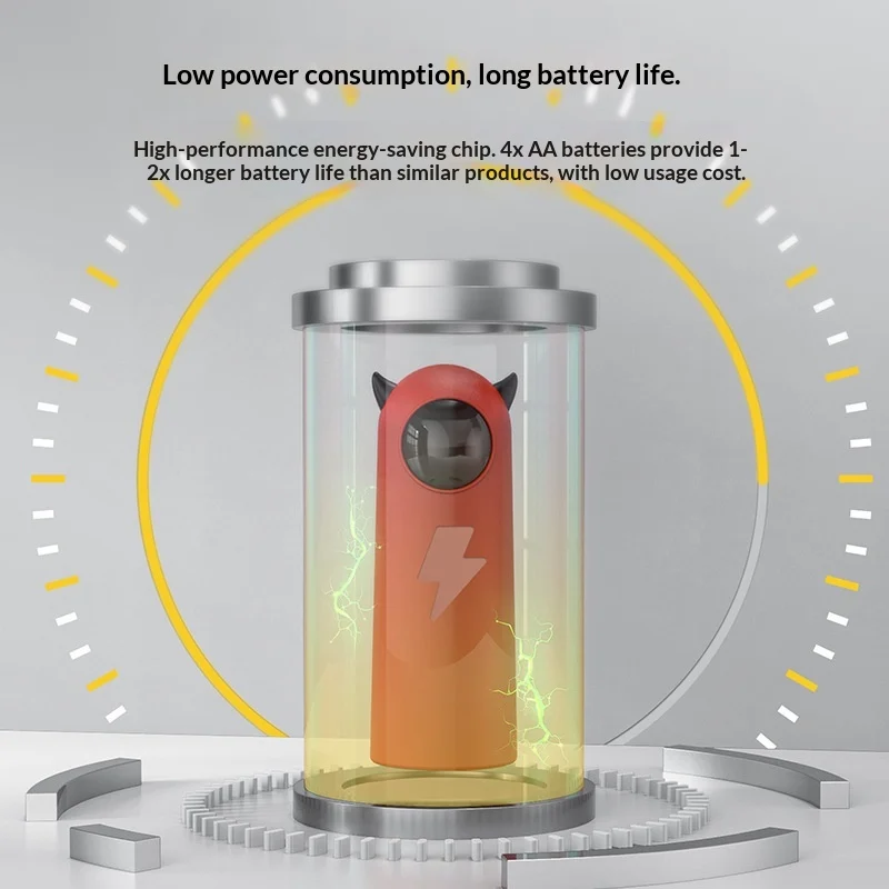 Dicway Little Devil Rechargeable Automatic Infrared Laser Cat Dog Toy Self Playing Interactive Pet Toy For Indoor Pets - Image 3