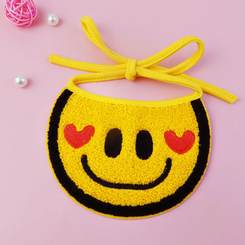 Pet Bib Scarf Collar Happy Smile Face Dog Neckerchief Cat Saliva Towel Pets Accessory - Image 8