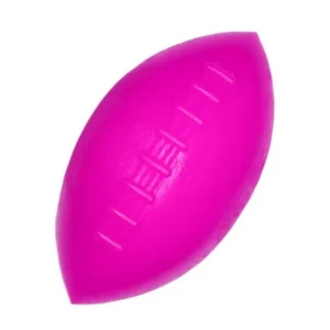 Football XL Dog Toy Bouncy Floating Fetch Toy for Aggressive Chewers Ideal for Outdoor Play Exercise and Teething Relief Neon C
