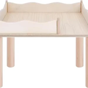 Hamster Play Wooden Platform & Multi-Chamber Series Maze Fence for Dwarf Syrian Hamsters Gerbils Mice Degus or Other Sma