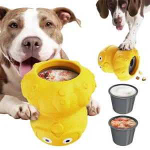 Indestructible Dog Toy for Aggressive Chewers Frozen Treat Holder with Molds to Keep Large Dogs Busy Reduce Anxiety Octopus