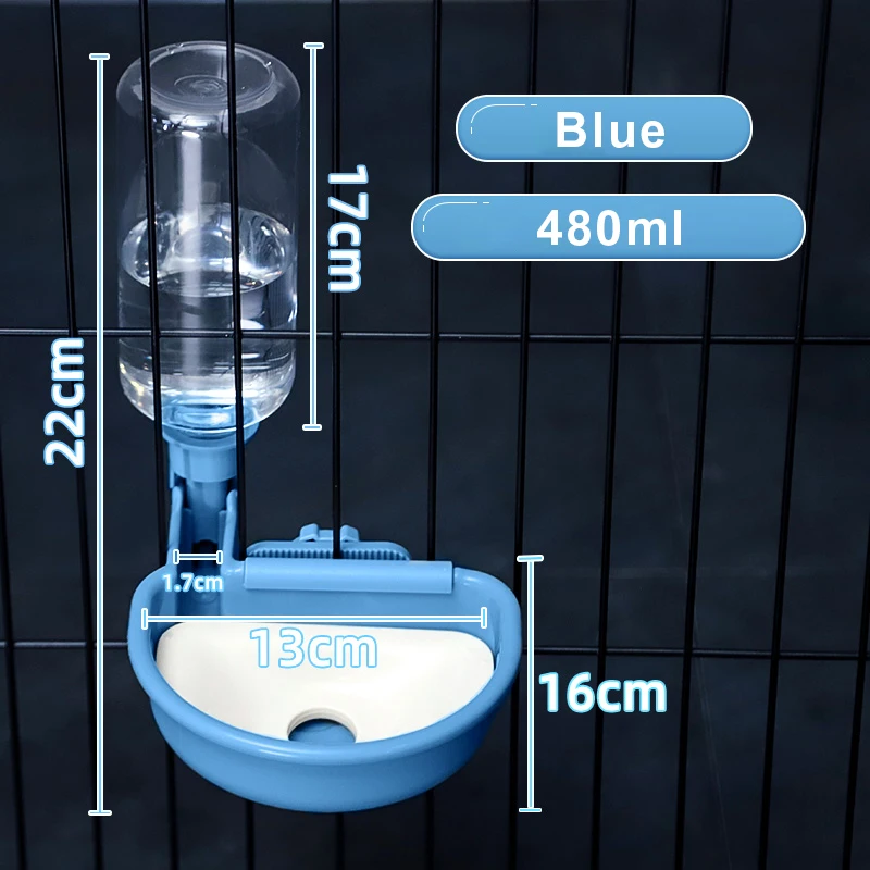 HOOPET Automatic Pet Bowls Cat Cage Hanging Water Bottle Dispenser Bowl For Puppy Cats Rabbit Dog Feeding Product Pet Supplies - Image 9