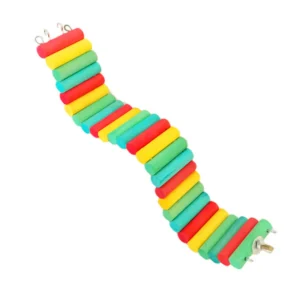 1Pcs Sturdy Wood Ladder for Hamsters Gerbils Birds Pet Cage Climbing Ramp Natural Safe Exercise Road 7.5x30cm