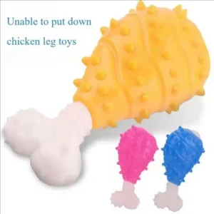 Solid Rubber Chicken Leg Teeth Cleaning Dog Gnawing Toy Pet dogToys for samll dogs Supplies