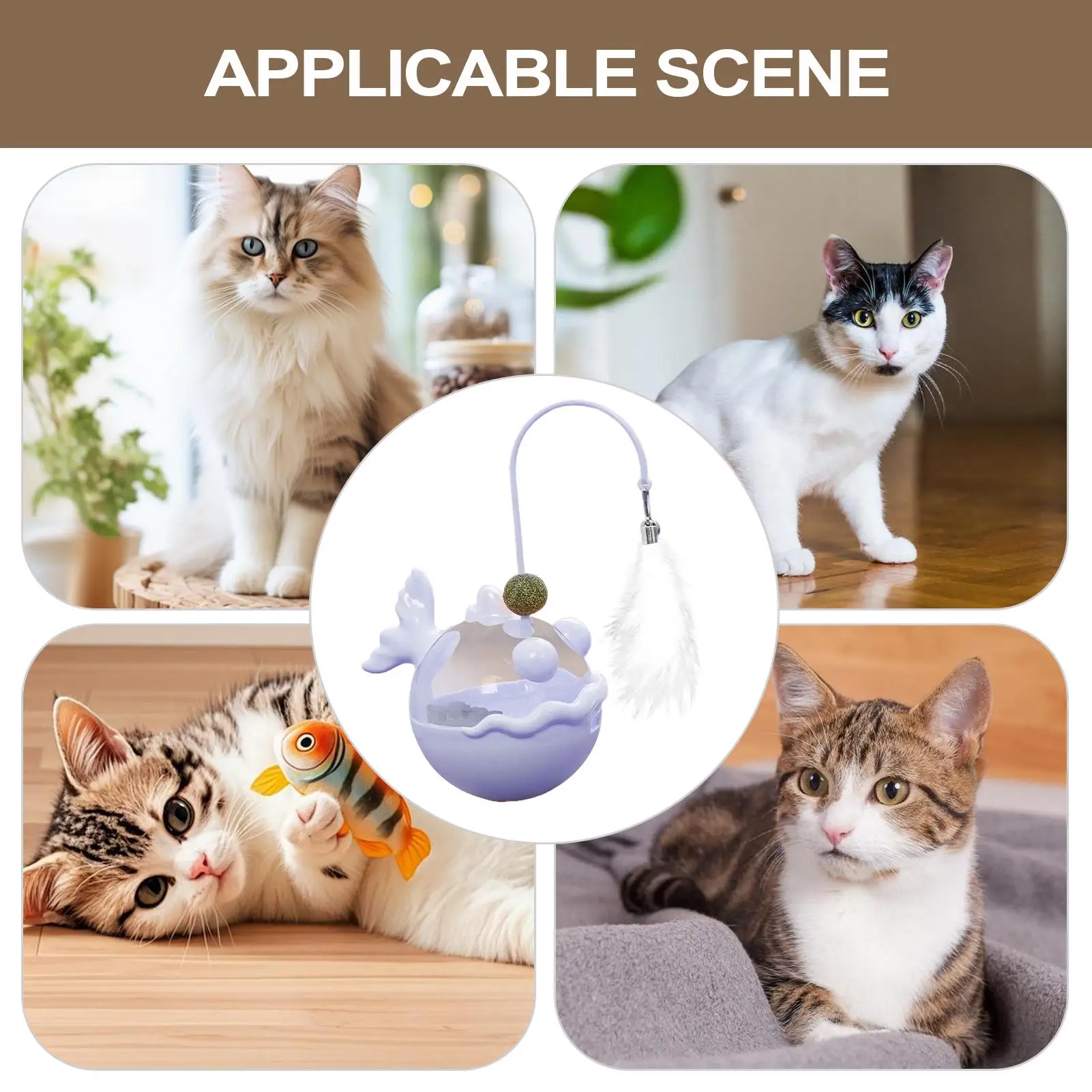 Active Cat Toys Interactive Pet Catnip Ball Cat Enrichment Toys For Indoor For Small Medium Large Kitten Home Indoor Outdoor - Image 5