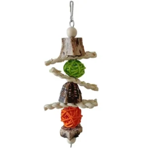 2023 Hanging Bite Resistant Durable for Macaws Parrots Bird Foraging  Parrot Stand Cockatiel Swing Climb Parrot Bite