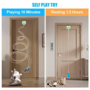 Interactive Cat Toy Gift Electric Kitten Toy for Playing Enrichment Birthday