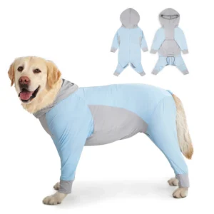 Summer Cooling Dog Clothes for Large Dogs Hooded UV Blocking Instant-Cooling Dog Shirt Soft Quick Drying Jumpsuit for Big Dogs