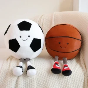 28cm football doll, basketball plush toy, creative football doll, pillow, pet ball, dog and cat interactive toy