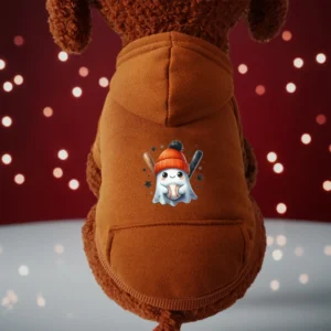 Halloween Pattern Pet Clothes Small Medium Sized Pet Schnauzer Pure Hooded Sweatshirt Luxury  Fashion Hoodie for Cats and Dogs