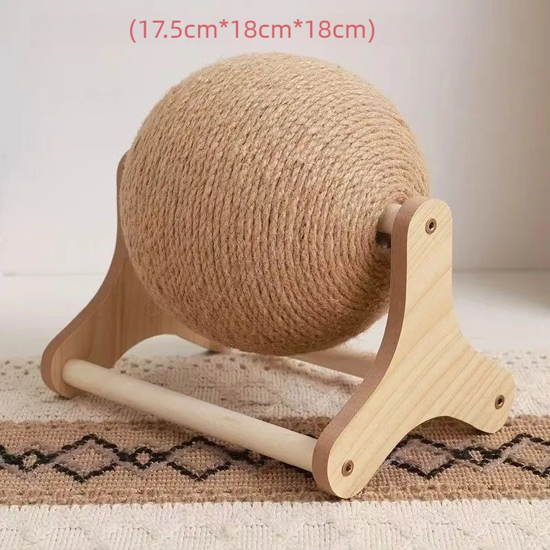 New Interactive Sisal Cat Scratching Ball Wear-Resistant Scratching Supplies Ferris Wheel Vertical Scratching Cat Ball Pet Toy - Image 6