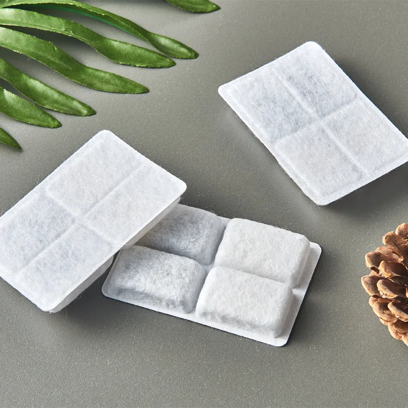 6/12Pcs Square Cat Water Fountain Replacement Filters Automatic Pet Fountain Coconut Activated Carbon Filters for Pet Dispenser - Image 2