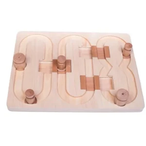 Agent 008 - Interactive Wooden Puzzle Toy for Dogs Fun Brain Game for Intelligence Training Challenging Mental Stimulation for