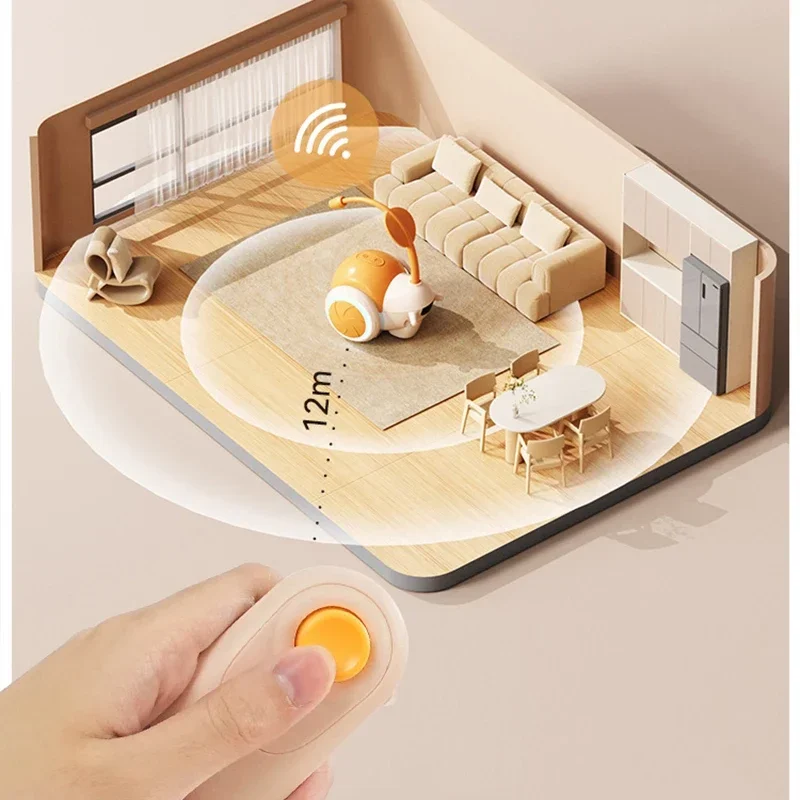 Cat Toys Car for Bored Indoor Adult Cats Remote Control Cat Toy with 4 Directions LED Lights Interactive Remote Control Toy - Image 3