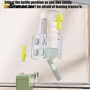 Hamster Water Bottle Stand Transparent Feeder Bracket For Squirrels Leakproof Hamster Water Bottle Magnetic Holder Small