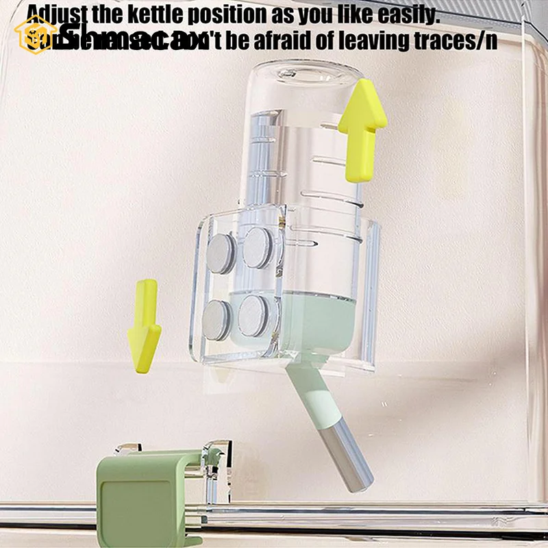 Hamster Water Bottle Stand Transparent Feeder Bracket For Squirrels Leakproof Hamster Water Bottle Magnetic Holder Small