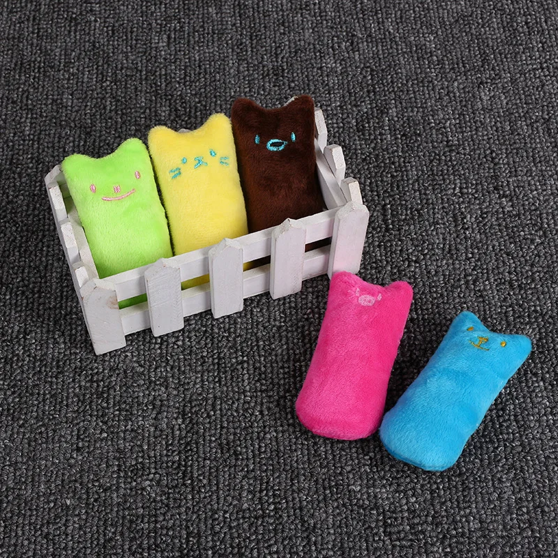 Teeth Grinding Catnip Toys Cute Funny Interactive Plush Teeth Grinding Relaxation Cat Chewing Vocal Toy Bite-resistant Pet Toys - Image 6