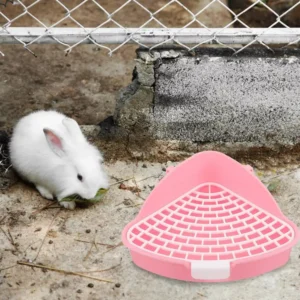 Rabbit Litter Tray Toilet Animal Potty Trainer Bunnies Corner Toilet Box For Ferret Hamster Dragon Guinea Pig Toilet Bo E9f4