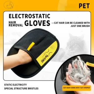 Animal hair glove Electrostatic gloves Two-way brush pet hair removal glove for cats dogs clothes furniture  electrostatic