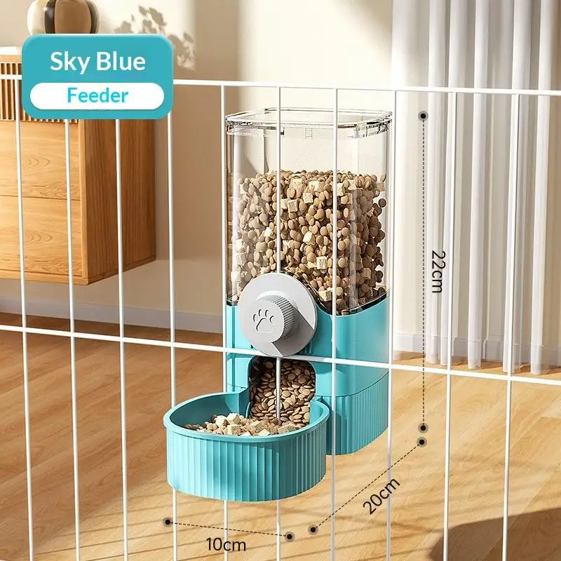1Pc Pet Cage Hanging Water Dispenser Cat Dog Automatic Water Fountain Feeder Cage Pet Food Bowl Drinking Supply - Image 12