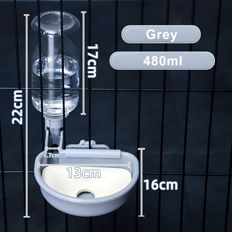 HOOPET Automatic Pet Bowls Cat Cage Hanging Water Bottle Dispenser Bowl For Puppy Cats Rabbit Dog Feeding Product Pet Supplies - Image 8