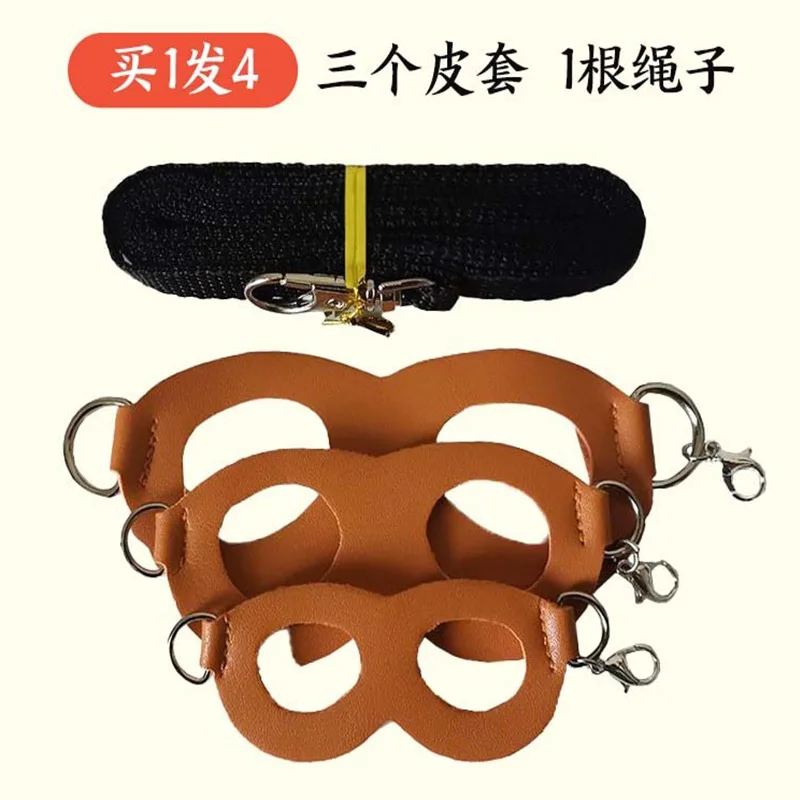 4 Pcs /set Sugar Quoll Harness + Leash Set Escape-Proof Adjustable Collar for Pet Small Animals Hamsters Sugar Gliders Squirrels - Image 6