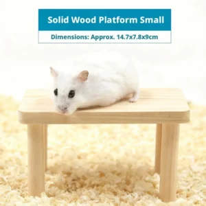 Hamster Scenery Platform Wooden Platform Small Pet Playing Stand Hamster Climbing Toy Cage Accessories Playground Platforms