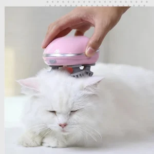 Rechargeable Electric Cat  Pet Head Massager Dogs Home Outdoor Multi-functional Vibrating Scalp Relaxation Device Funny Supplies