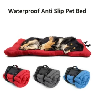 Portable Warm Dog Blanket Mat Waterproof Anti Slip Folding Washable Large Dog Bed House for Pet Kennel Travel Camping Accessorie