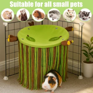 New Product Hamster Guinea Pig Washable Shelter Circle Triangle Top Tassel Corner Hideout Hidden Place
