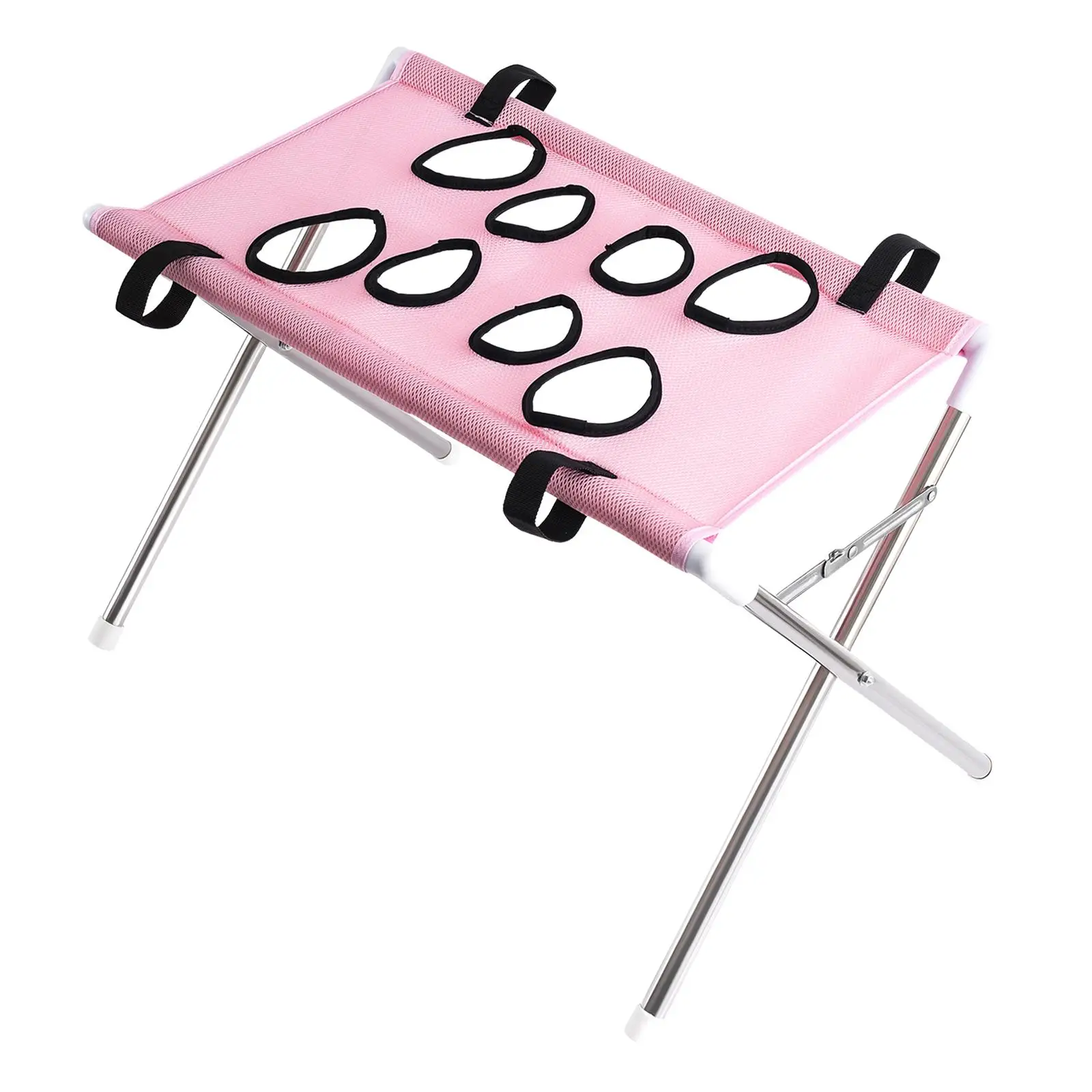 Pet Grooming Hammock with Eight Hole Hanging Harness Cat Grooming Sling for Ear Cleaning Nail Trimming - Image 10