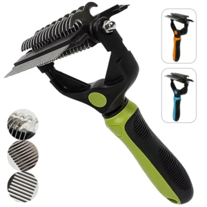 3 in 1 Cat Comb Brushes Dogs Grooming Shedding Supplies Dog Hair Remover Pet Deshedding Brush Pet Fur Knot Cutter Puppy