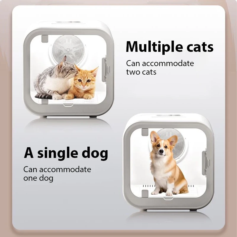 70L Large Capacity Pet Dryer Box 360° Automatic Ultra Quiet Cat Dog Blower Dryer Machine Intelligent Pet Grooming Hair Dryer - Image 5