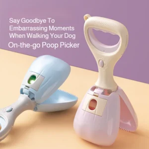 Dog Litter Scoop Dog Pooper Scooper Dog Cat Waste Picker Jaw Poop Scoop Pick Portable Pet Poop Pickup Clip Waste Cleaning Tools