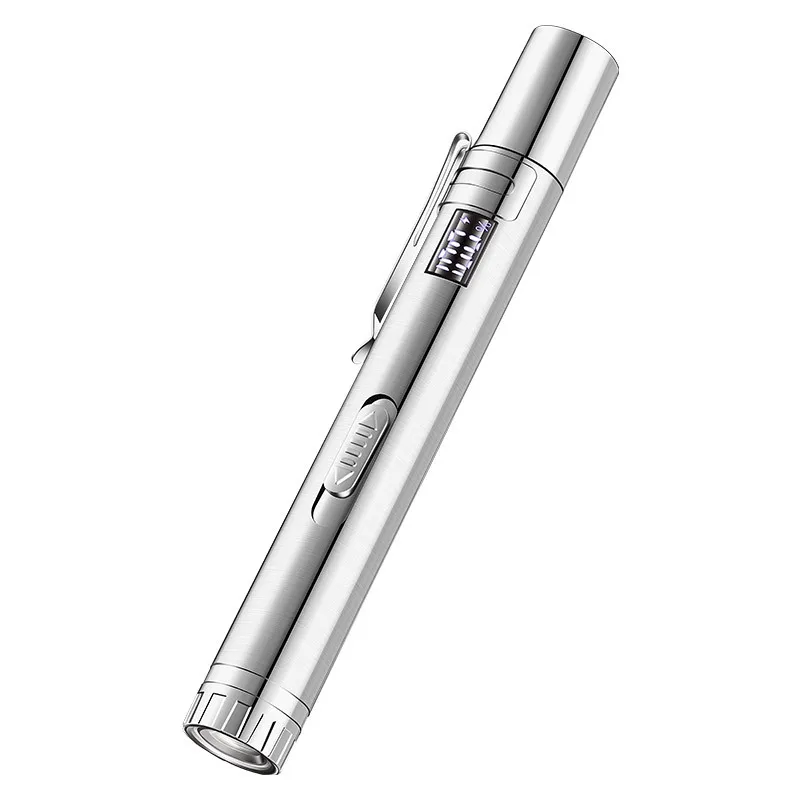 Interactive USB Rechargeable Cat Laser Pointer Stainless Steel 3 in 1 Toy with UV Light and LED Flashlight Durable Pet Training - Image 7
