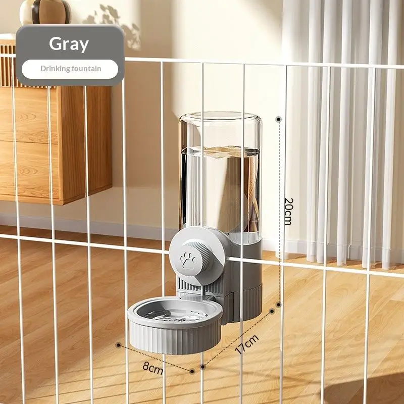 1Pc Pet Cage Hanging Water Dispenser Cat Dog Automatic Water Fountain Feeder Cage Pet Food Bowl Drinking Supply - Image 8
