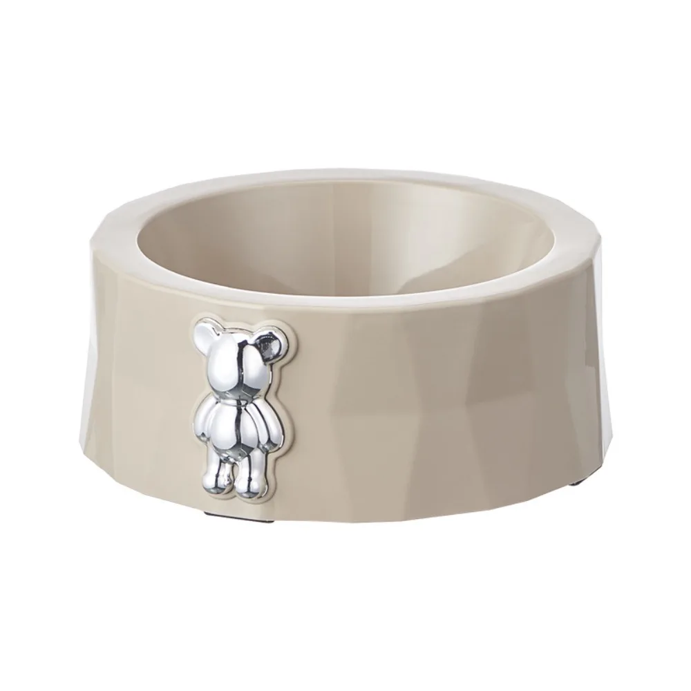 Cat Bowl Dog Bowl New Brick and Stone Bear Pet Bowl Stainless Steel Dog Bowl Detachable and Easy to Clean Cat Food Bowl - Image 9