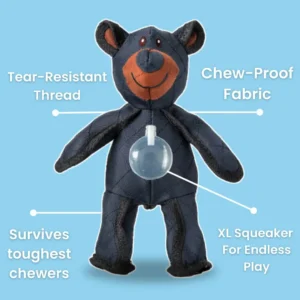 Bear 2.0 Dog Toys Aggressive Chewer Durable Powerful Chew Toy Small Medium Large Breed Extreme Chewing Interactive Games Pet Toy