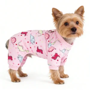 Dog Pajamas for Small Dogs Girl Boy Puppy Pjs Summer Pet Onesies for Chihuahua Yorkie Teacup Cute Soft Material Stretch Outfit