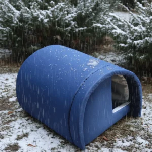 Durable Warm Pet Cat House Windproof Thicken Outdoor Cat Shelter Vaulted Design Waterproof Stray Cat Den Outdoor